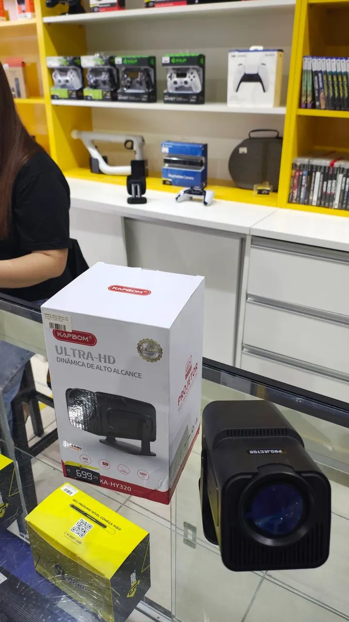 PROJETOR + APP COM CANAIS FREE64303160018690120