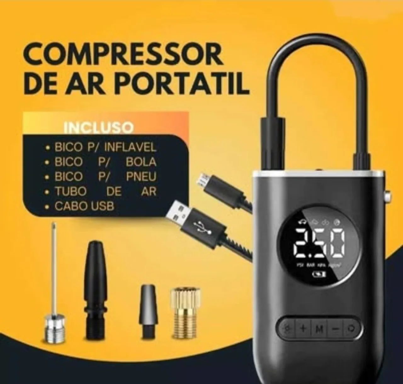 Compressor de Ar portátil  - Foto 2