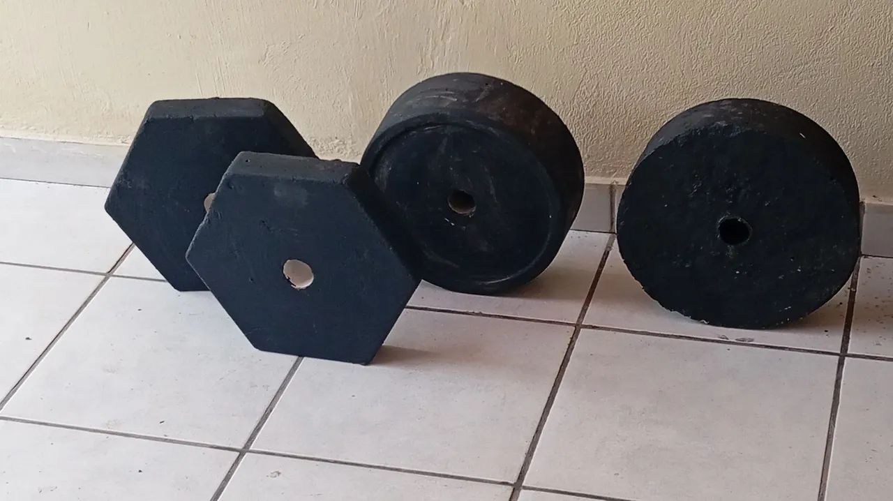 Kit de Anilhas de Concreto - (CIMENTO)