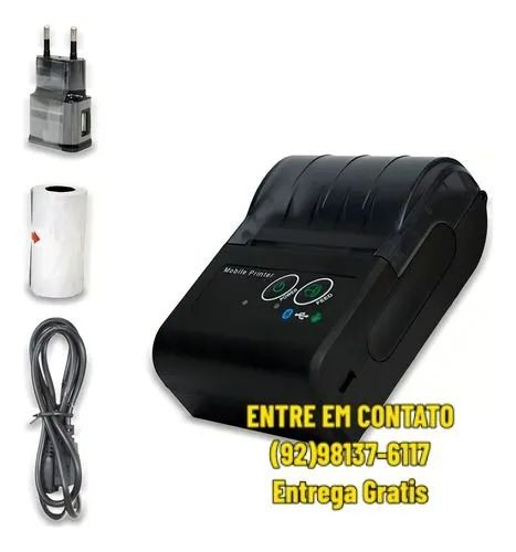 Impressora Térmica Bluetooth - Entrega das 9h até as 22hrs - Foto 2