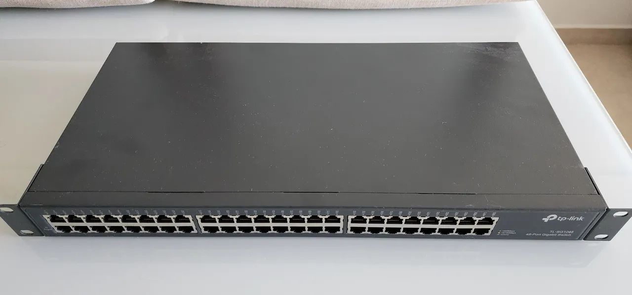 TP-Link Switch 48 Portas Gigabit Rack 19 - Usado