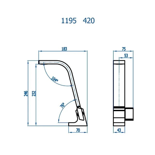 Torneira de Mesa Bica Alta Fani Essence Preto Fosco Peça de Mostruário Black Matte - Foto 2