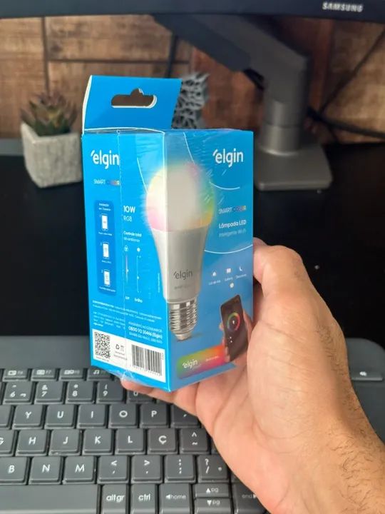 Lampada Inteligente Elgin Compativel com Alexa - Foto 3