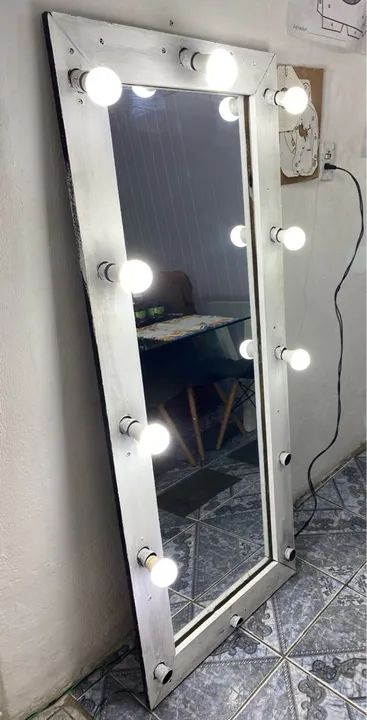 Espelho camarim com Lâmpadas LED - Iluminação Perfeita! - Foto 2