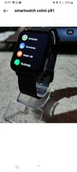 Smartwatch Colmi P81 - Novo - Foto 3