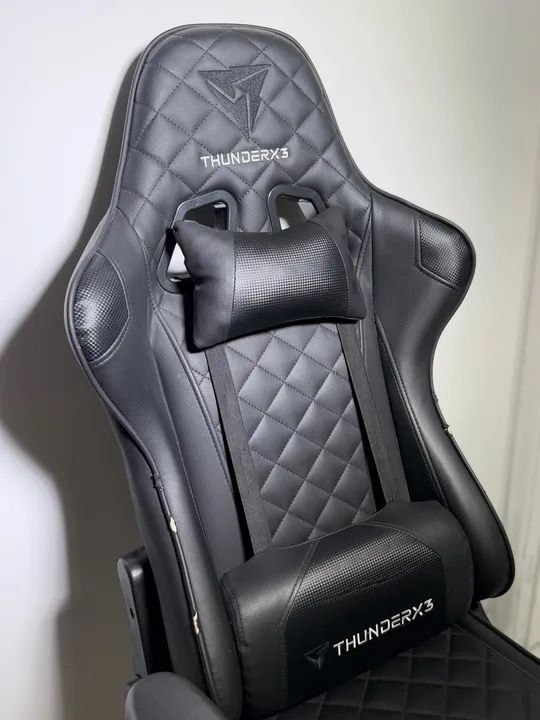 Cadeira Gamer ThunderX3 TGC12 Preta - Conforto e Estilo! - Foto 3