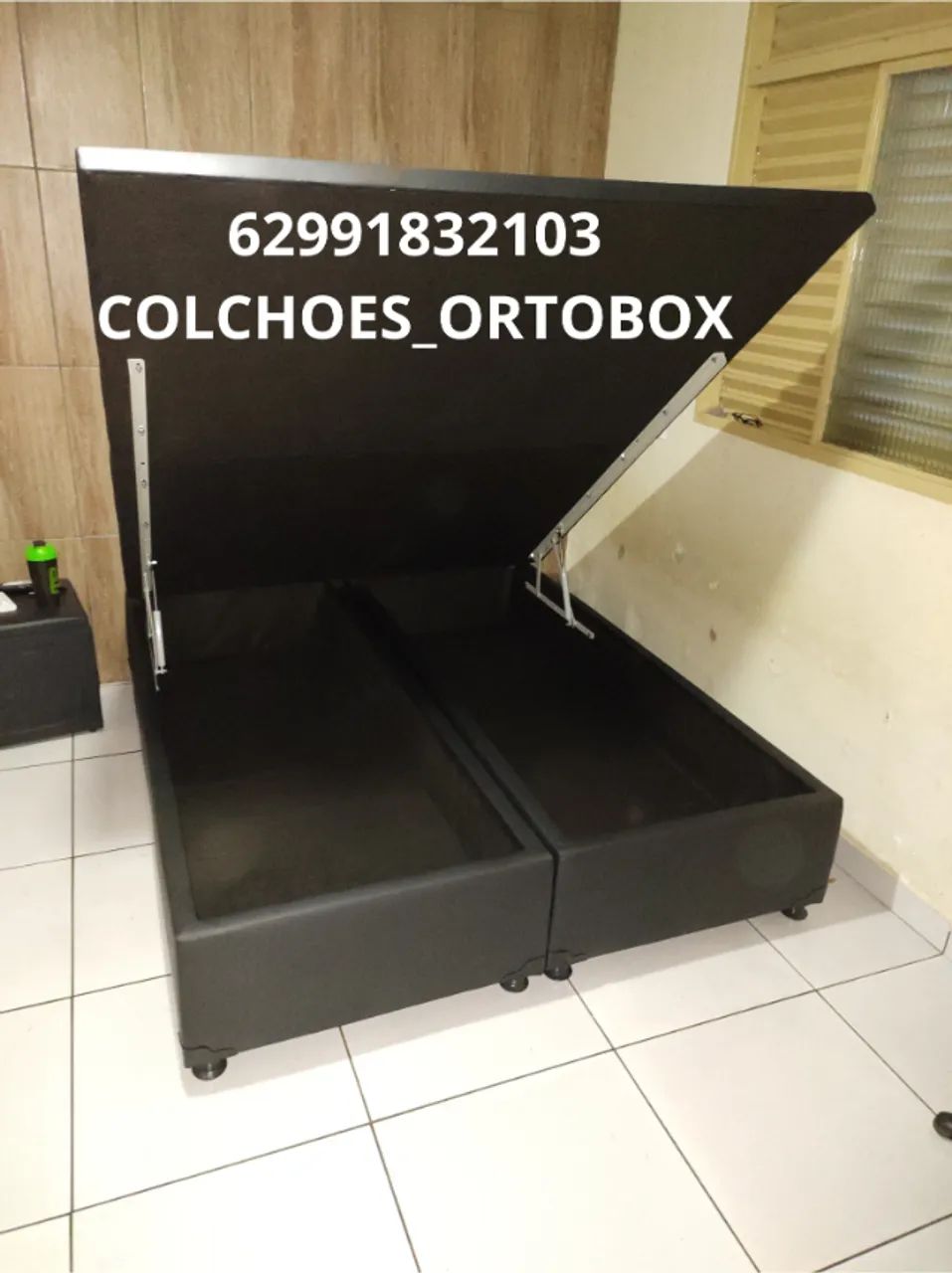 Cama Box Baú Queen size blindado e reforçado  - Foto 3