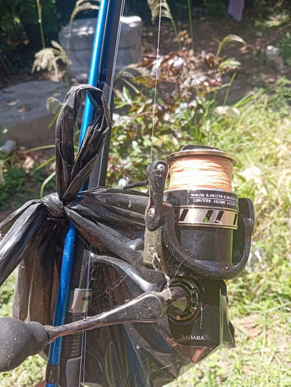 Conjunto de Vara  e Carretilha de Pesca Sahara - Foto 6