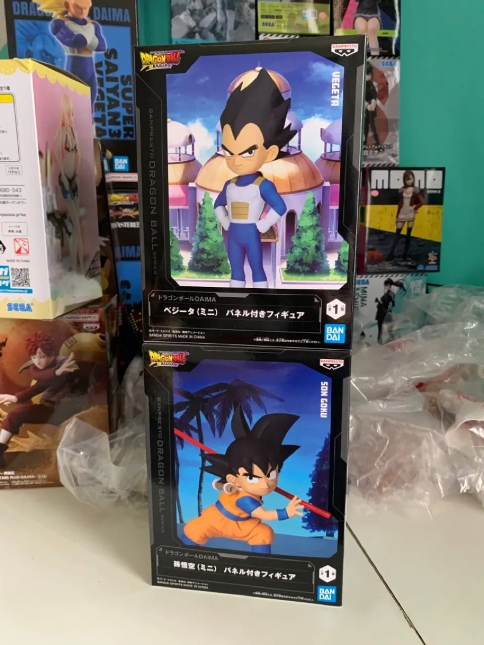 Action Figures Dragon Ball Daima Vegeta e Son Goku