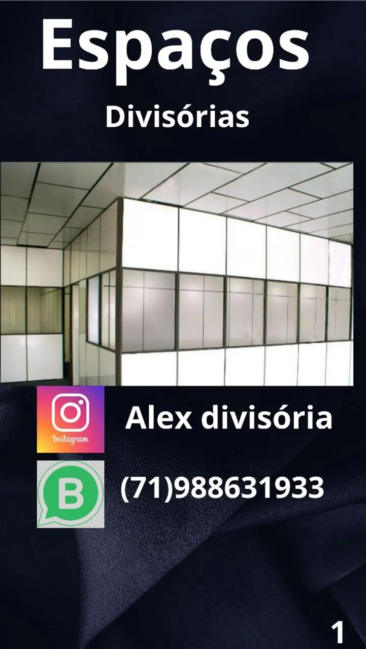 Instalação de divisórias Eucatex