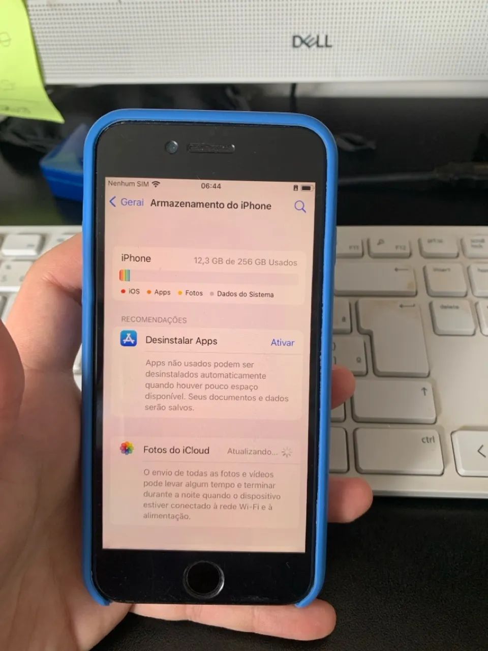 iPhone 8, 256gb, com película e capinha. - Foto 2