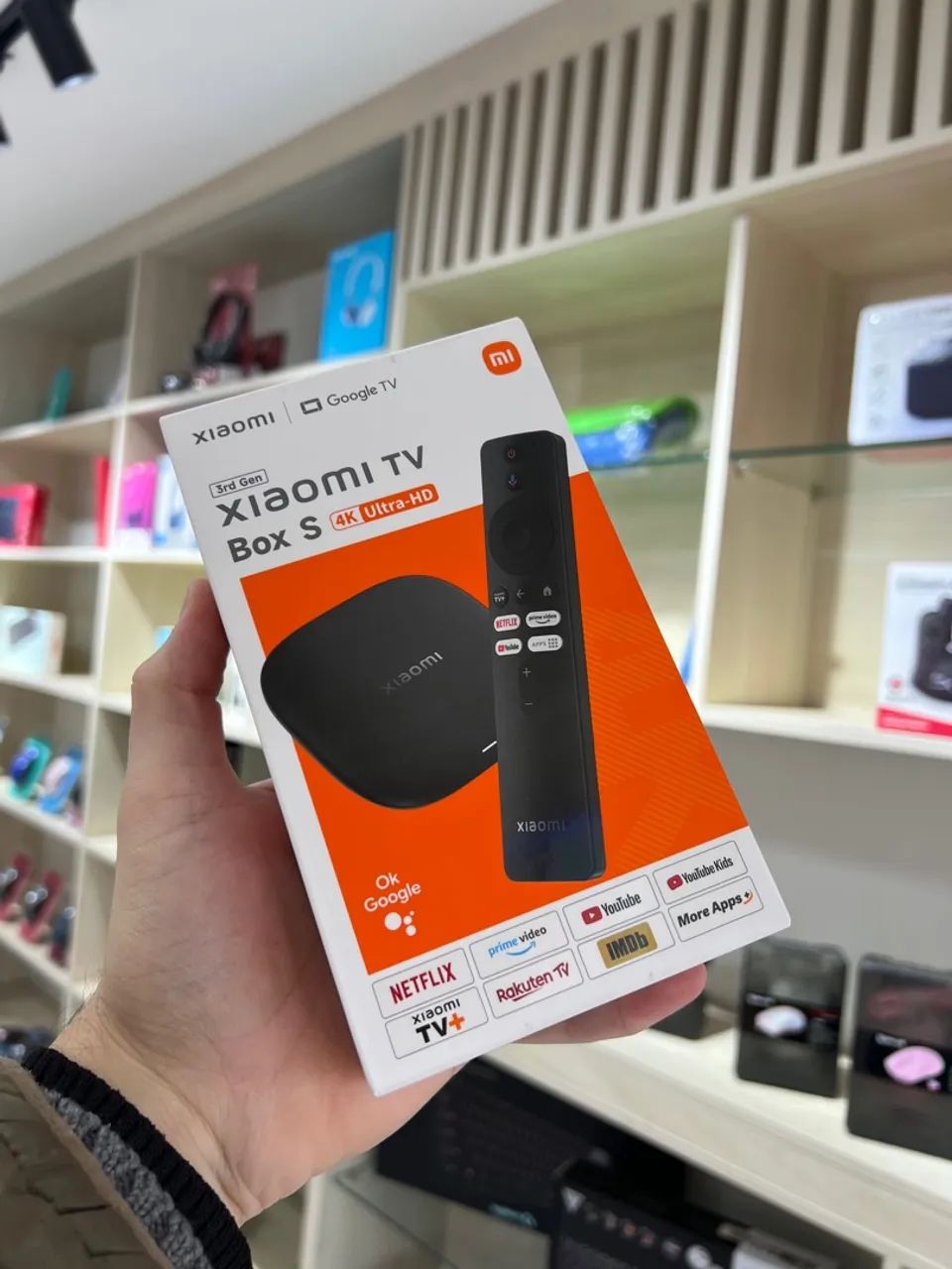 Xiaomi TV Mi Box S 4K Ultra HD (3ª Geração) - Parcelamento sem juros, Loja Física