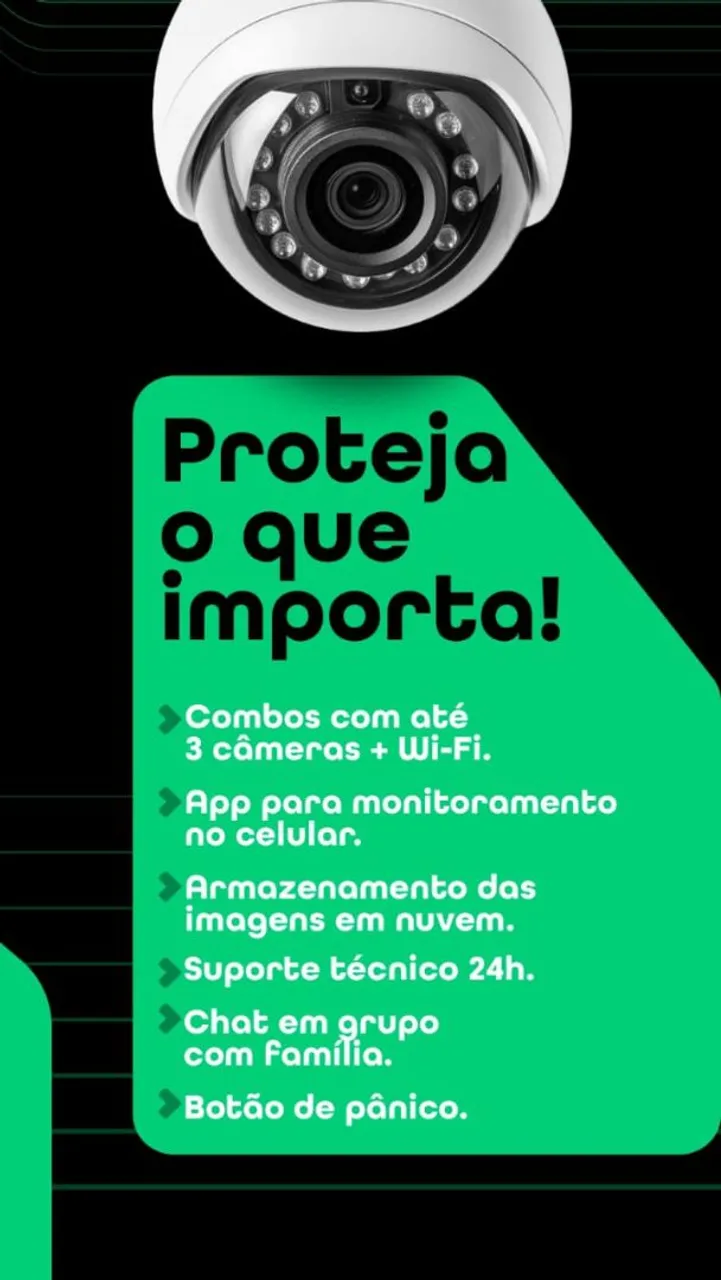 Câmera de Segurança Completa - Proteja o que Importa!