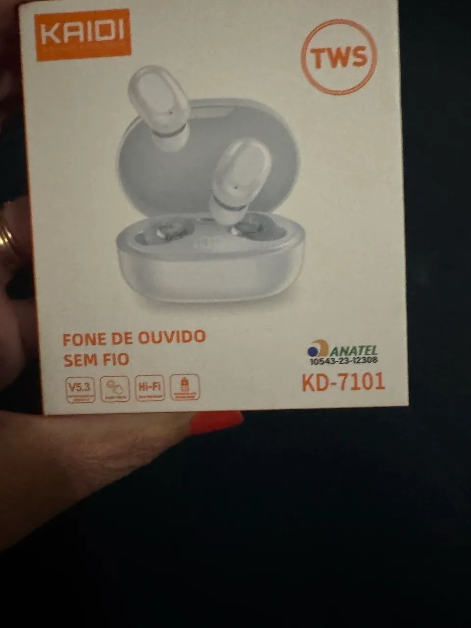Fone de ouvido sem fio KAIDI  - Foto 3