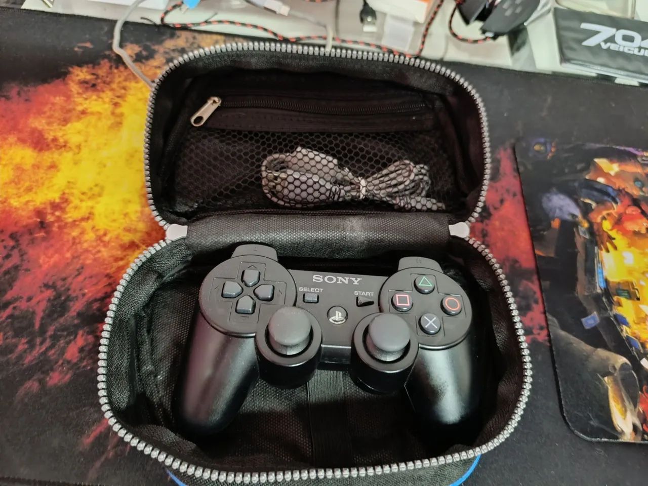 Controle DualShock 3 para PS3 Controle original Sony  Translucido Rarissimo