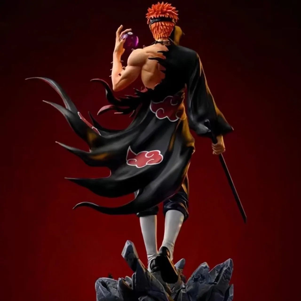 Boneco Pain Akatsuki Naruto Shippuden Diorama 23cm - Foto 5