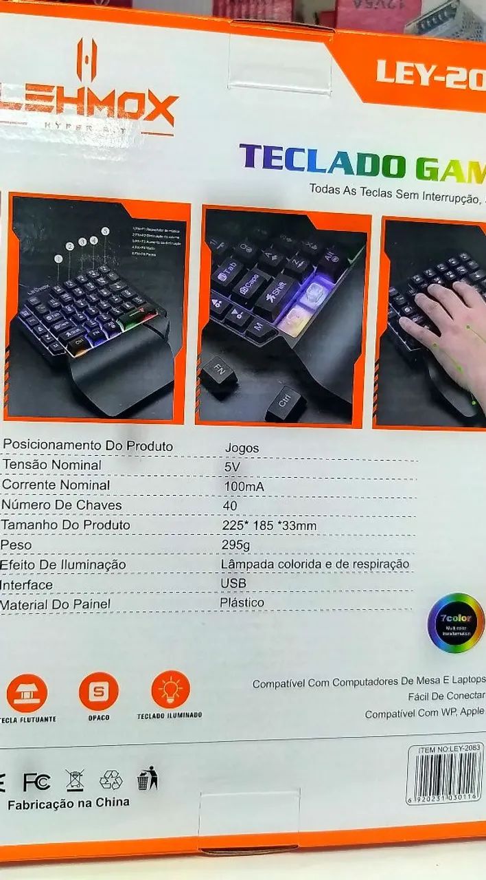 Teclado Gamer para emulador RGB - Foto 2