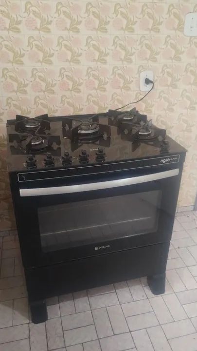 Fogão Atlas Agile Glass 5 bocas - Foto 3