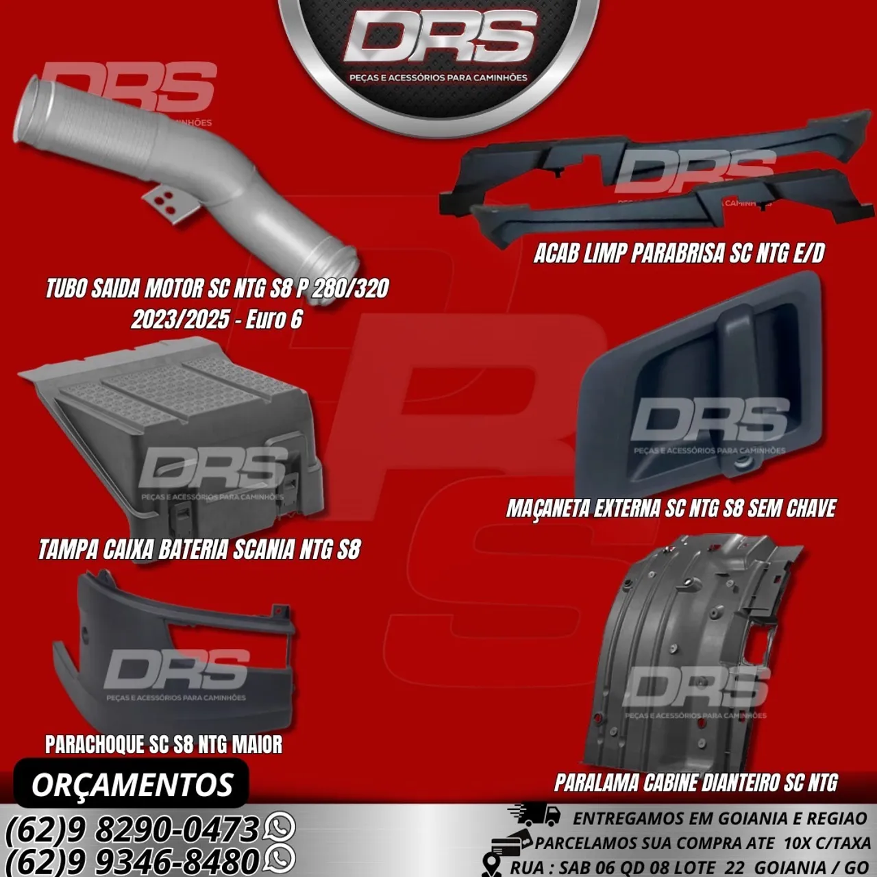 Peças para Caminhão Scania NTG S8