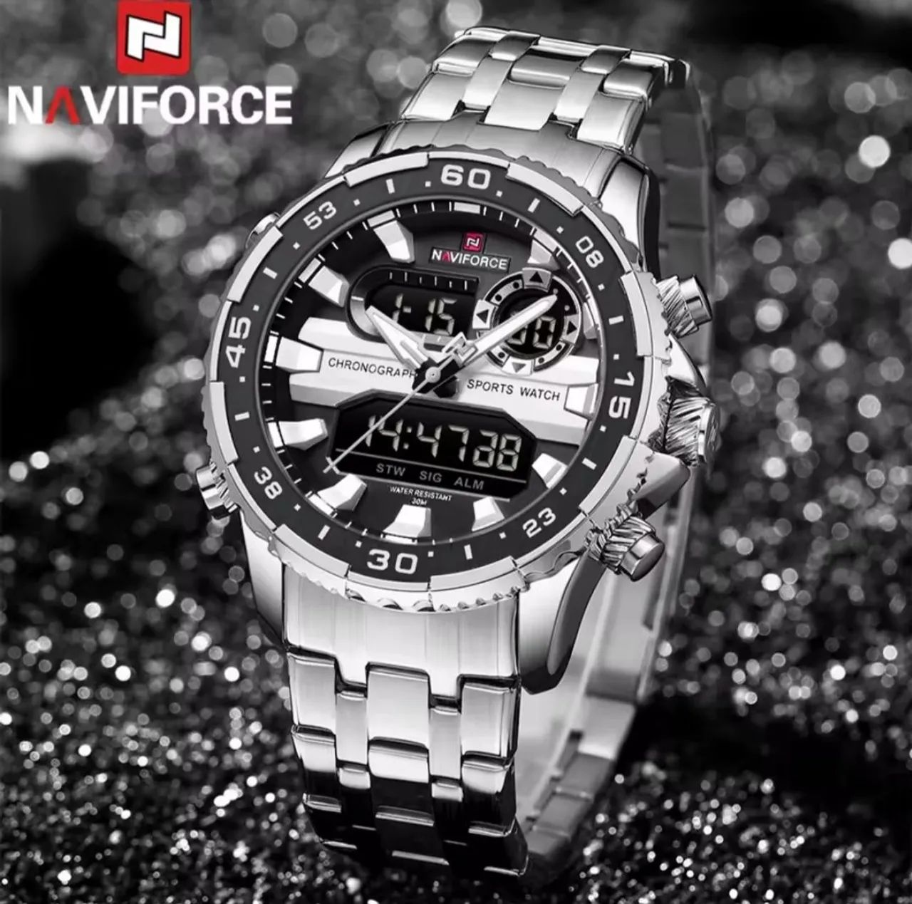Relógio naviforce novo original 