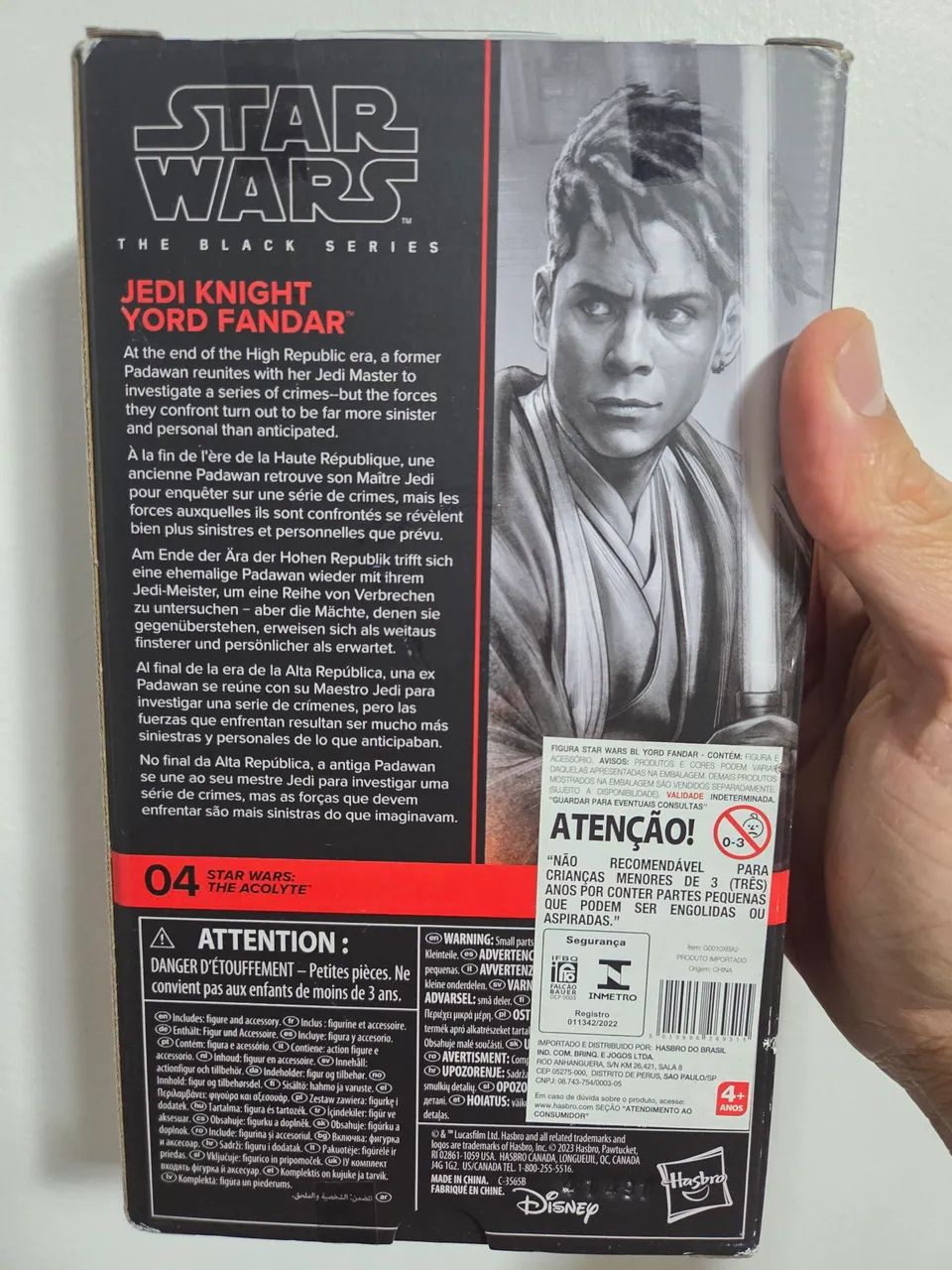 Jedi Knight Yord Fandar Black Series Star Wars Guerra nas Estrelas - Foto 2