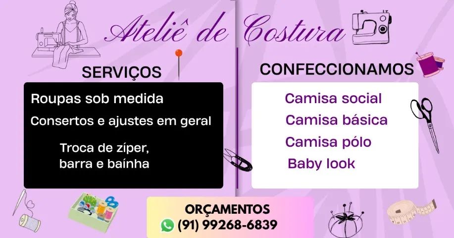 Serviços de costura 
