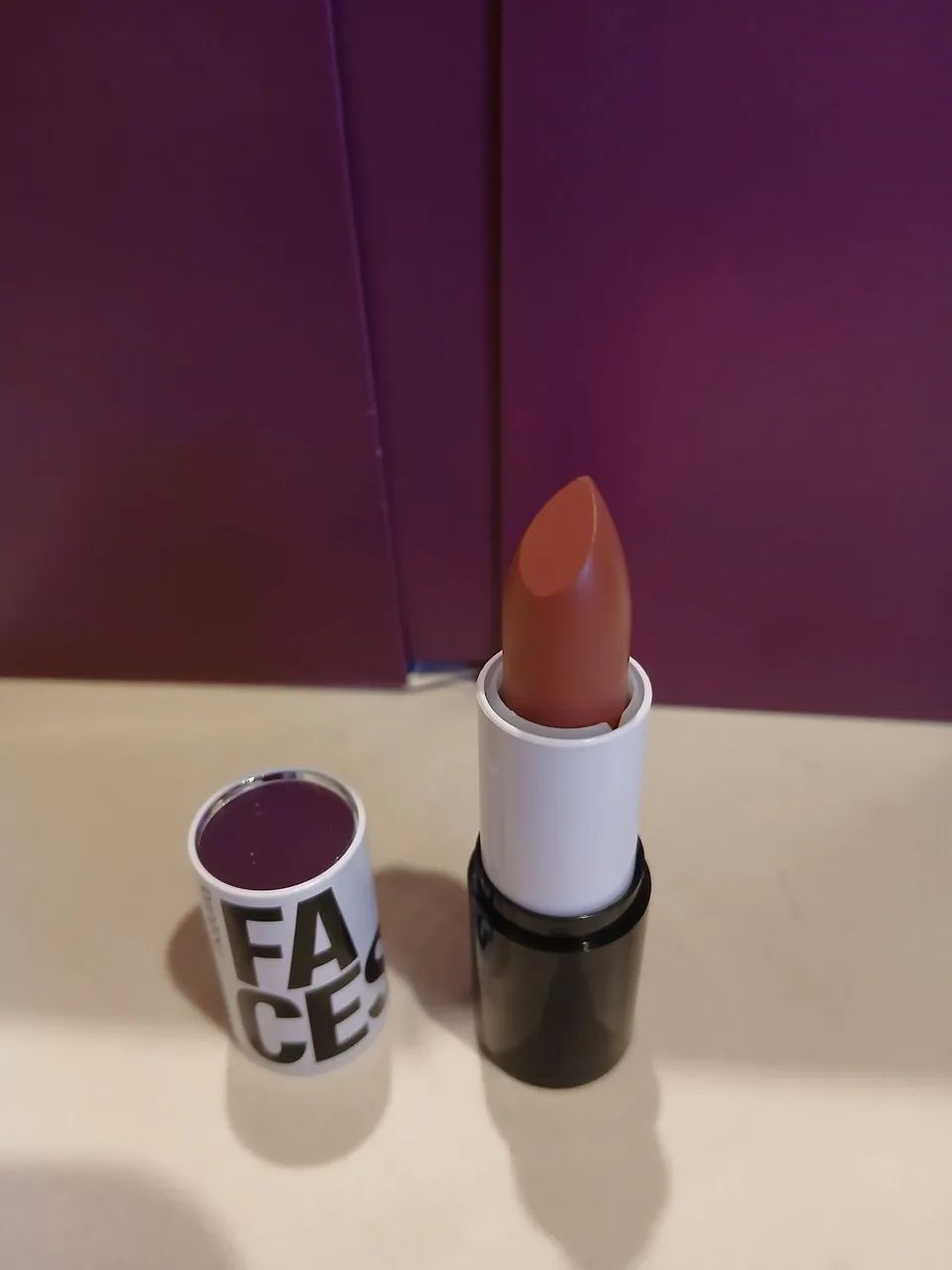 Batom cremoso Multimix Faces Natura - cor  Cookie Nude 