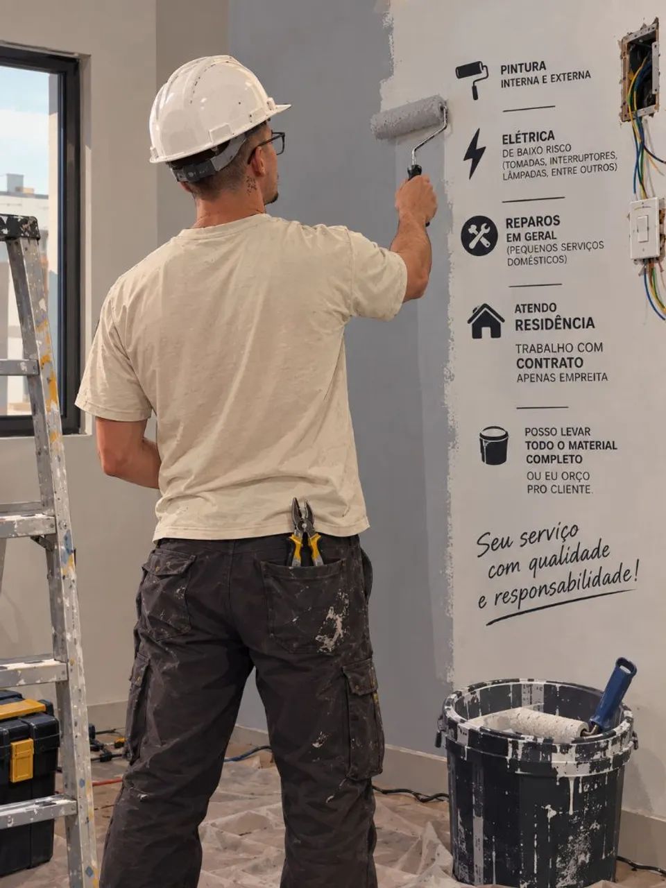 Pinturas, elétrica em geral 