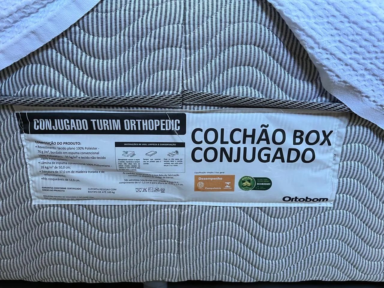 Cama box ortopédica turin