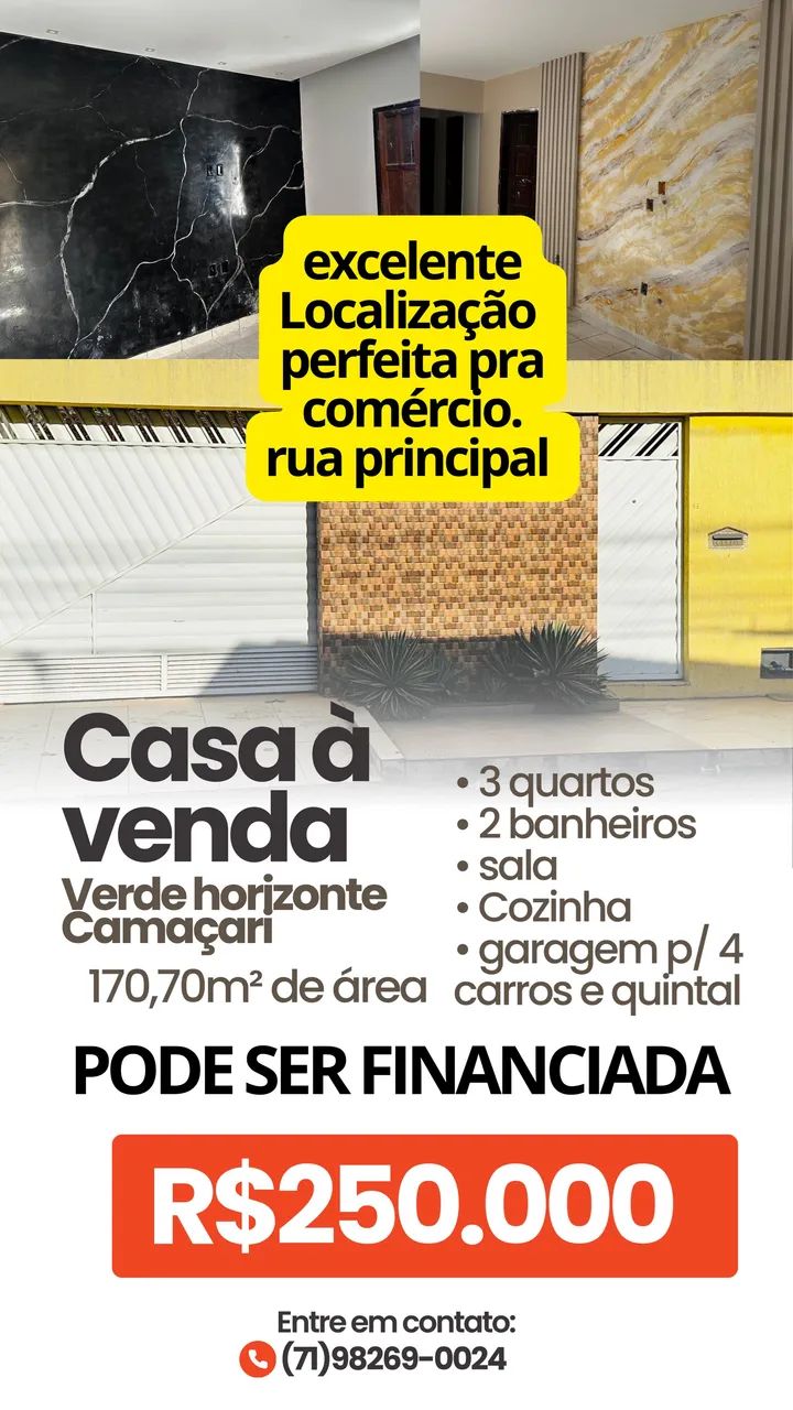 Casa Camaçari Pode ser financiada   - Foto 3