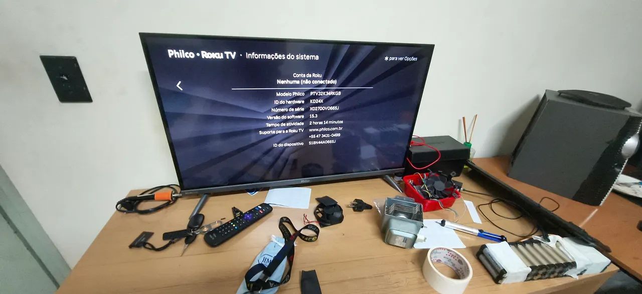 TV philco roku 32" 