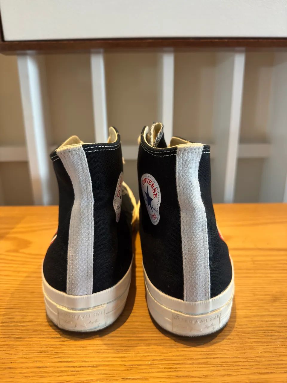 COMME DES GARÇONS PLAY X CONVERSE CHUCK 70 BLACK - Foto 3