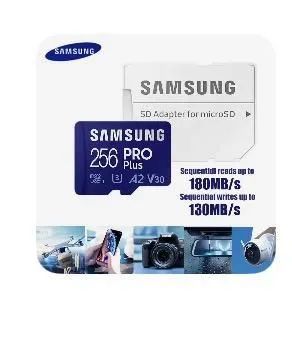 Cartão micro SD Samsung 256gb pro plus