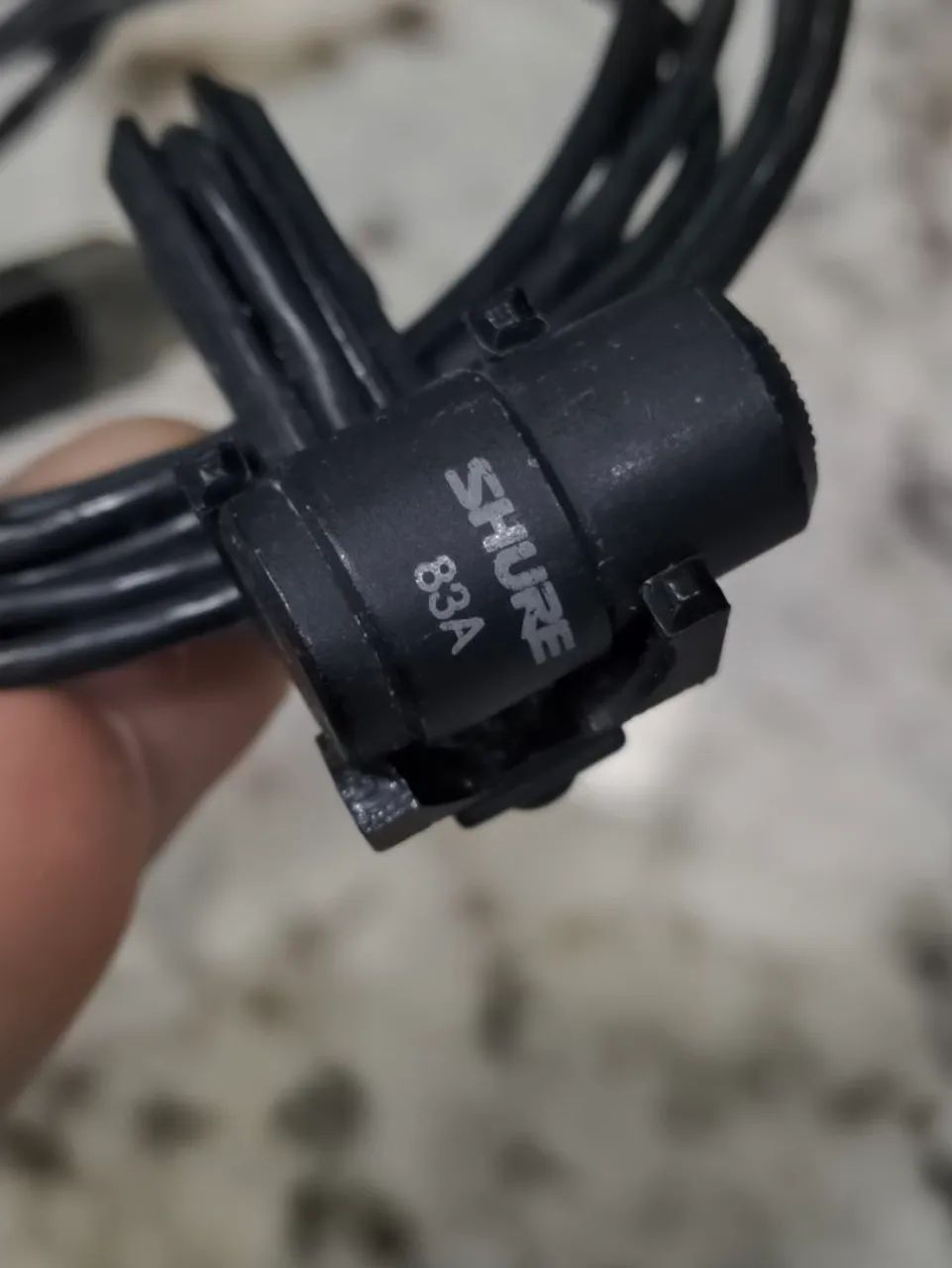 Microfone Lapela Shure Cor Preto usado  - Foto 5