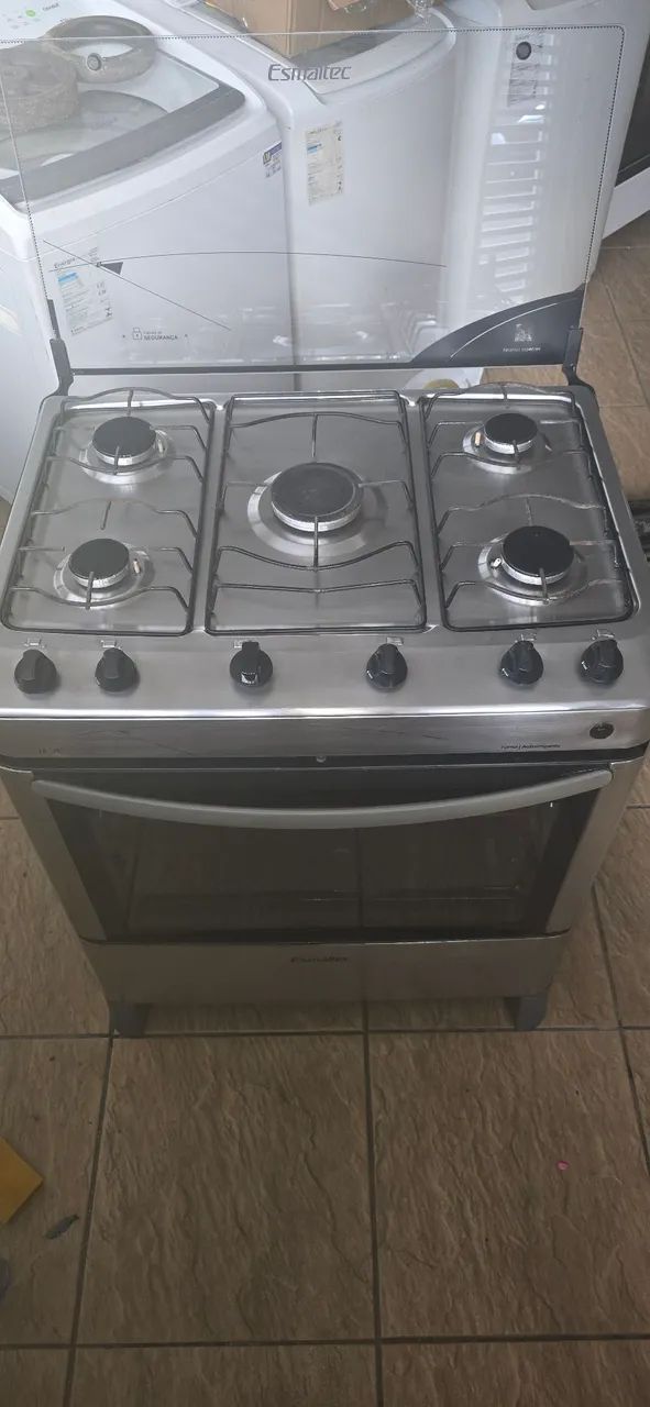 Fogão 5boca inox - Foto 5