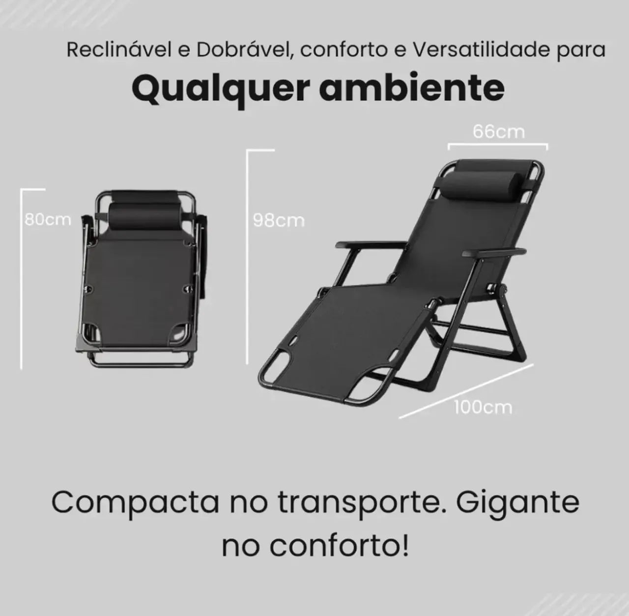 Cadeira Espreguiçadeira  - Foto 4