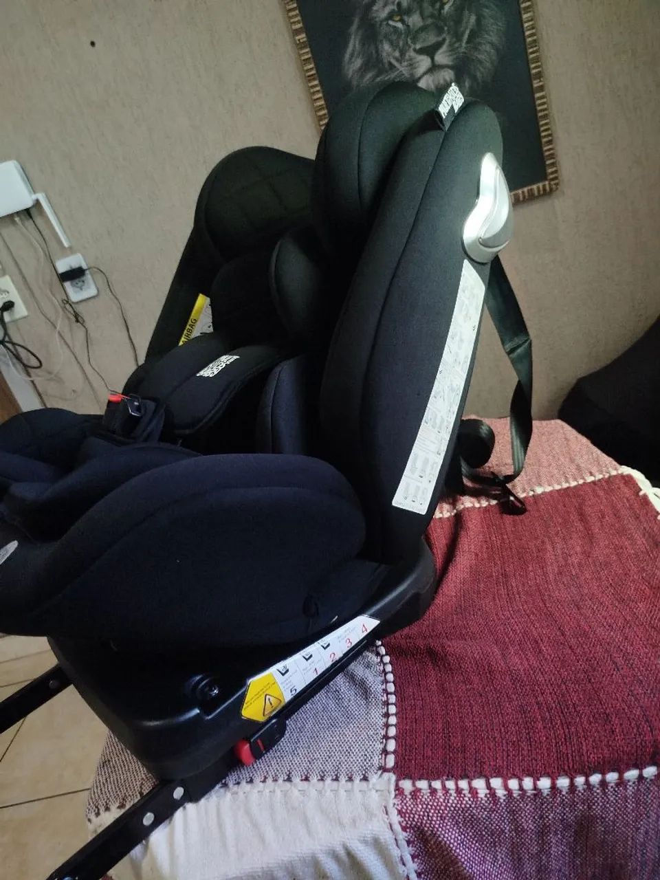 Cadeirinha que gira 369 Graus isofix  - Foto 3