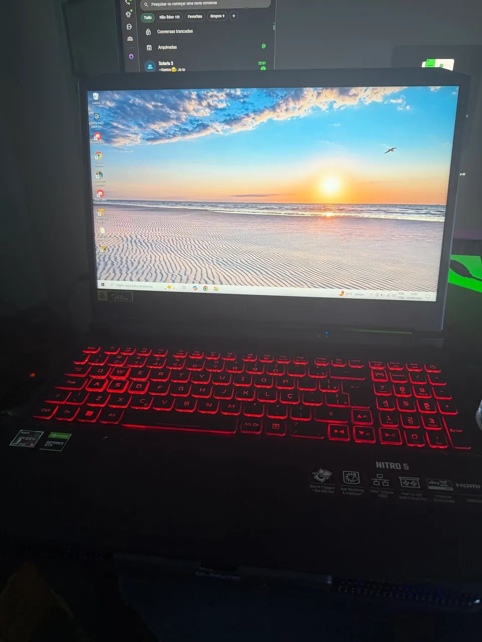 Notebook gamer acer nitro 5 - Foto 5