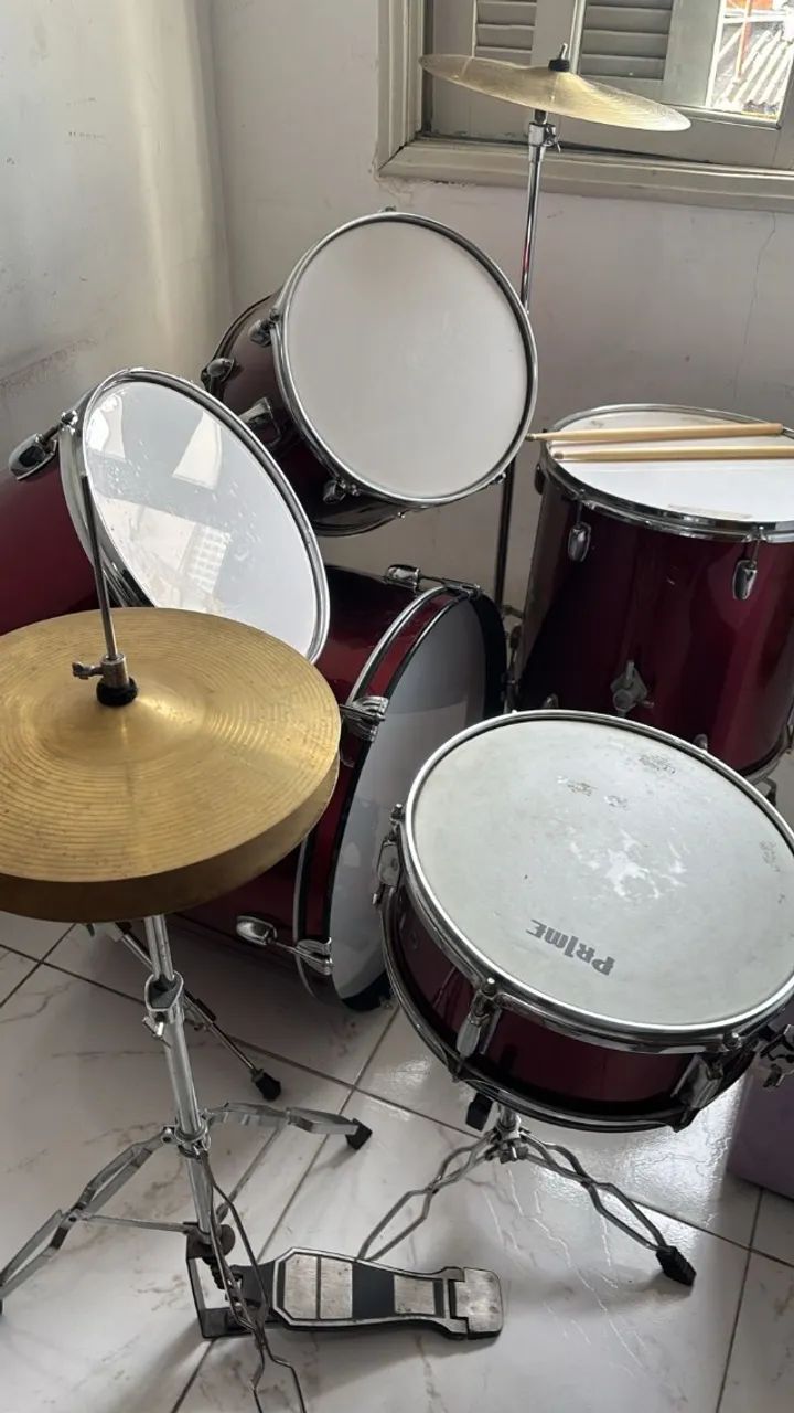 Bateria Planet Bless Completa + Pratos e Ferragens - Pronta para Tocar - Foto 3