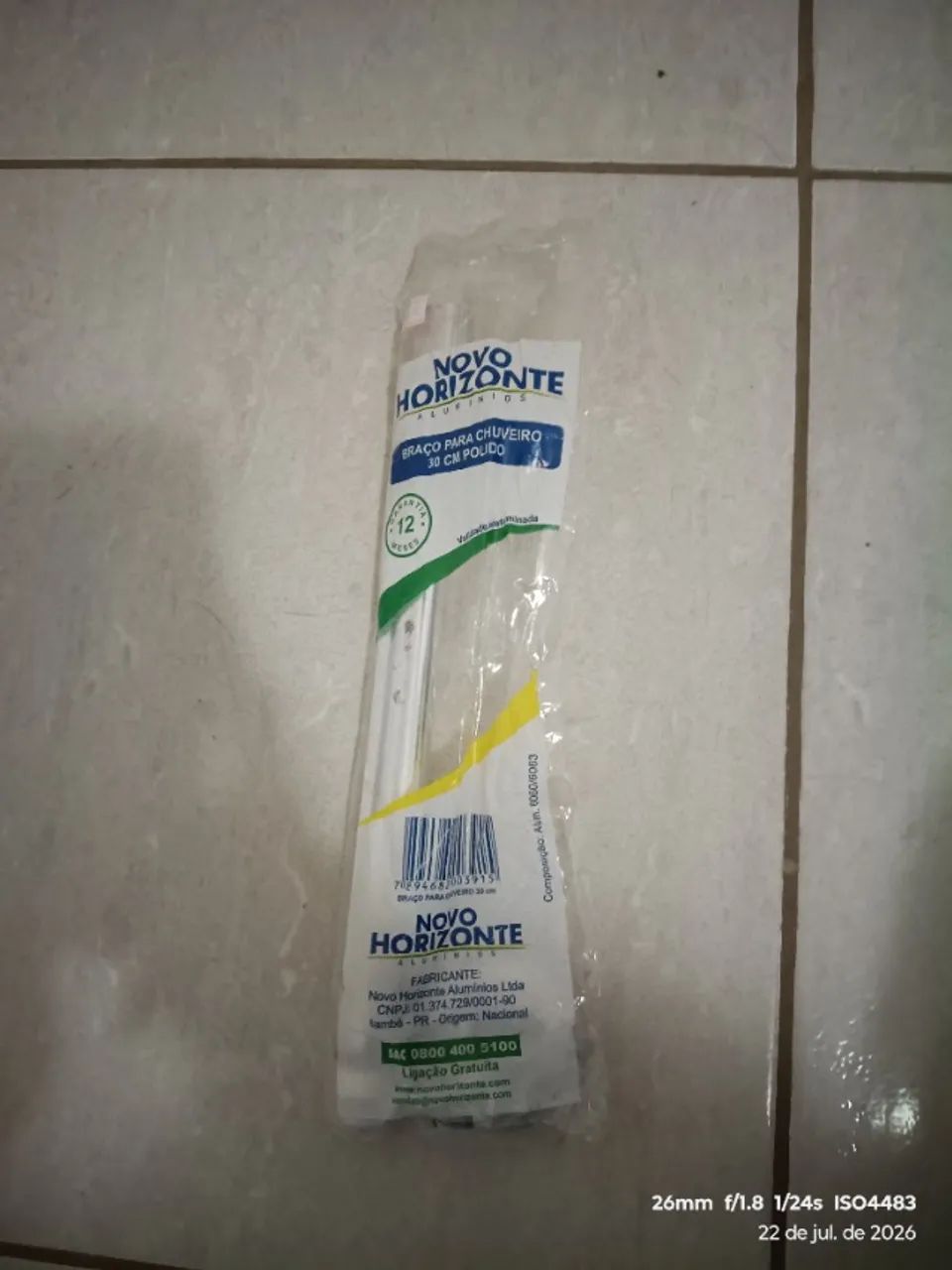 Cano de chuveiro 30 cm, 10 reais 1