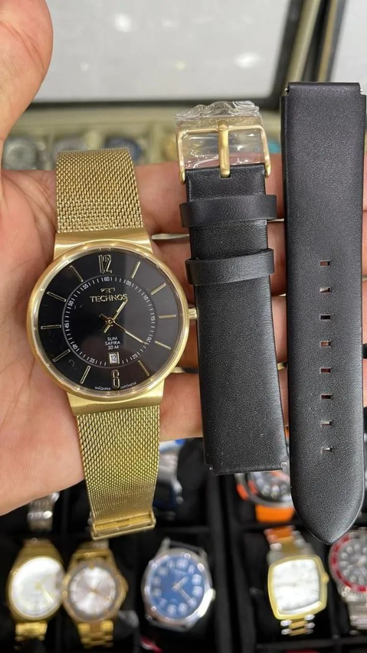 Relógio Slim Technos com 1 pulseira de brinde  - Foto 5