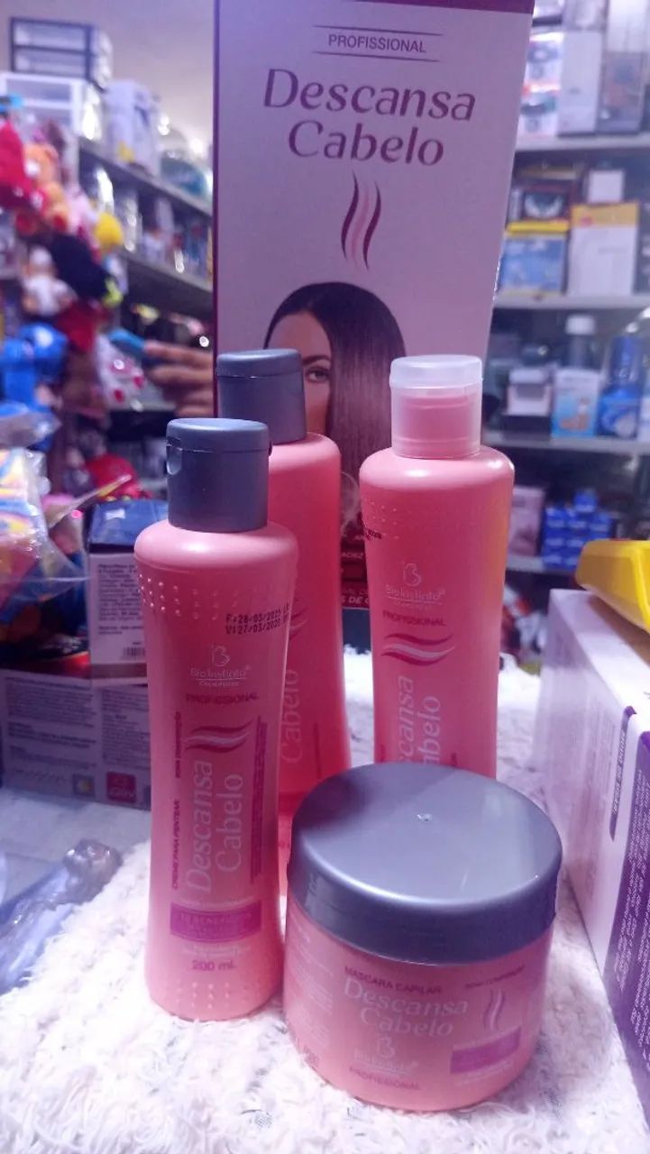 Kit 4 PCs Descansa Cabelo  - Foto 3