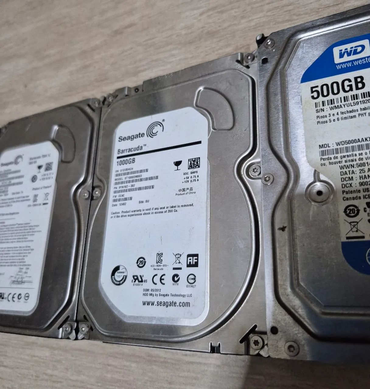 kit com 4 Hds para computador antigo nao sei se ainda funciona  - Foto 3