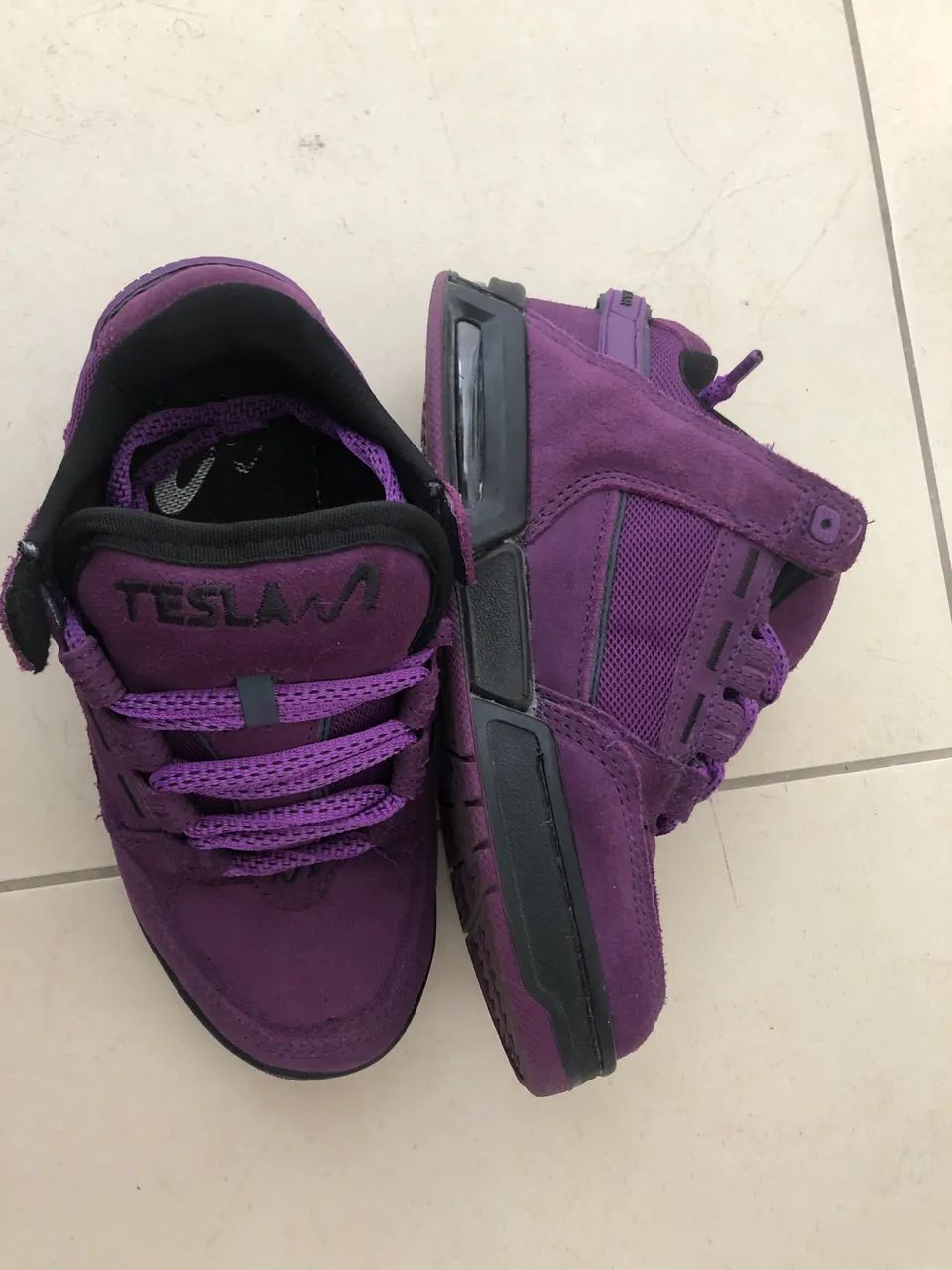 Tênis tesla roxo - Foto 4