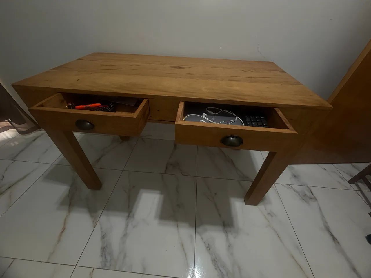 Mesa madeira Ype rosa  - Foto 3