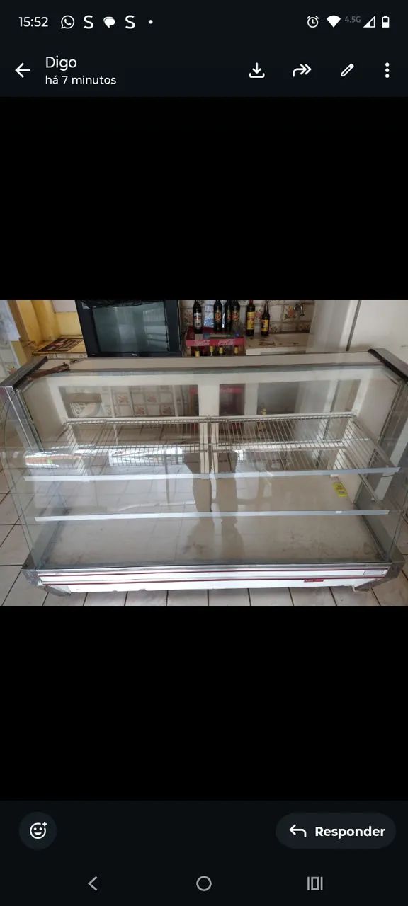 Balcão expositor em vidro para bar e mercearias  - Foto 5