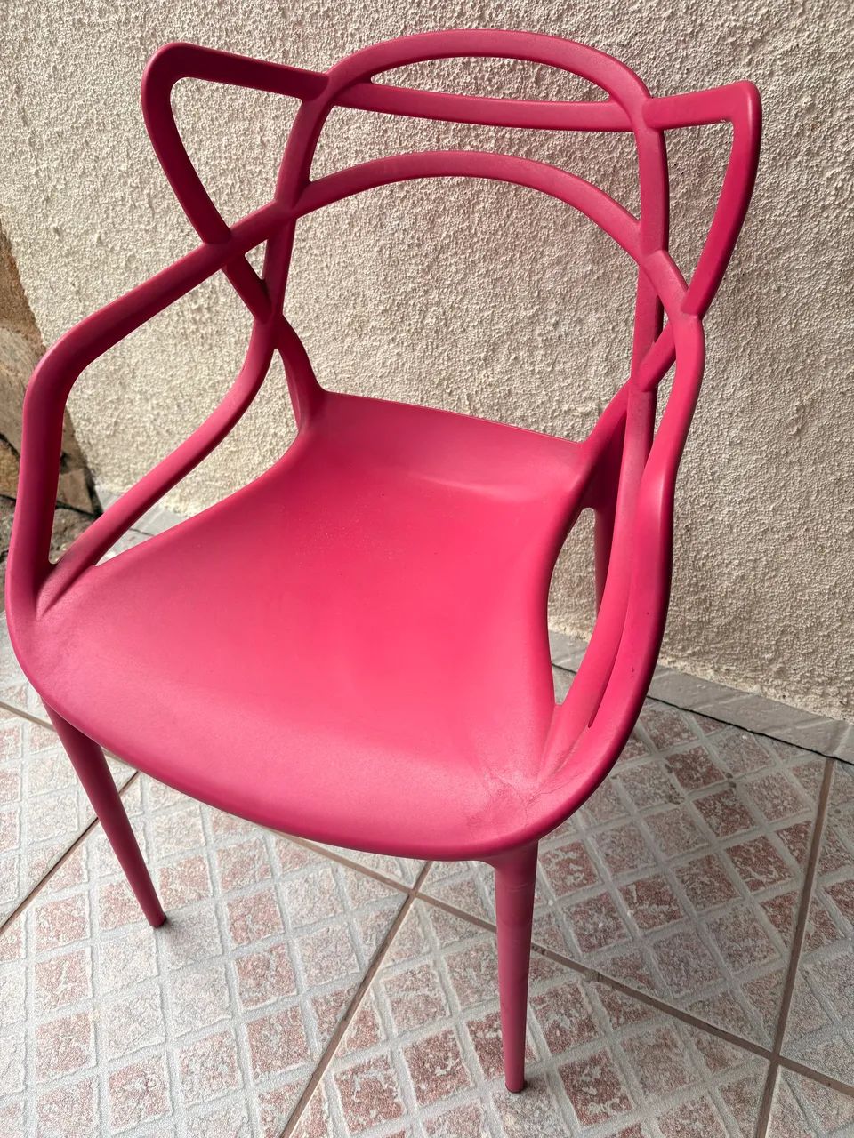 Cadeira rosa choque  nova - Foto 2