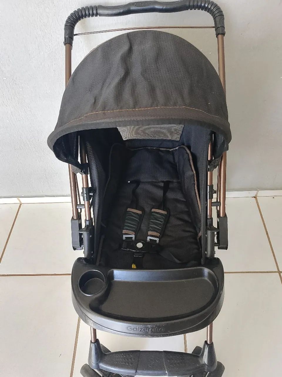 Carrinho de Bebê Galzerano Usado - Foto 3