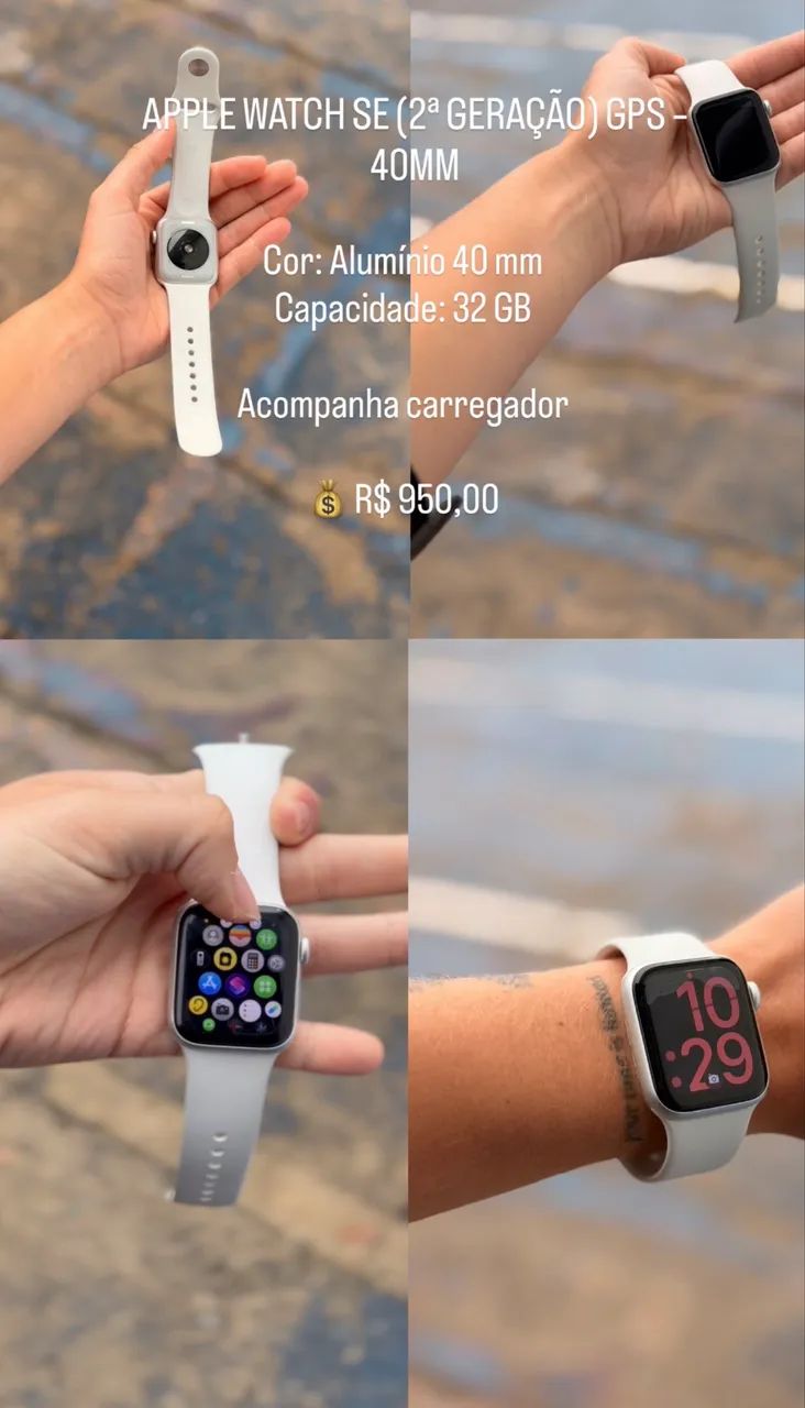 Apple Watch SE 2ª GERAÇÃO- GPS - 40 MM - Foto 2