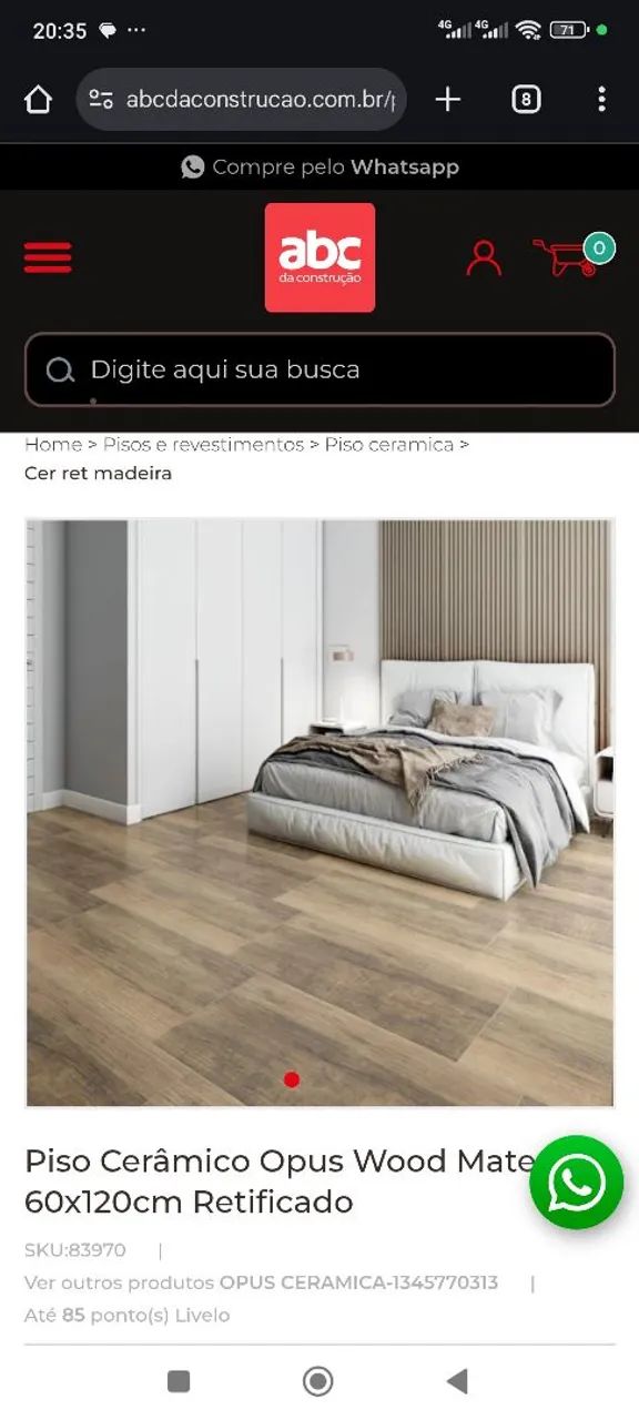 Gesso  Piso Laminado Ripado - Foto 4